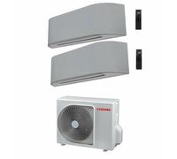 Climatizzatore Condizionatore Toshiba Dual Haori 13+13 (12+12) Ras-2M18u2avg-E