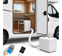 Climatizzatore da tenda, condizionatore portatile split da 5100 BTU con timer da 12 ore, condizionatore da tenda for campeggio, camper e viaggi in camper