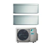 Climatizzatore Daikin Bluevolution Dual Split Stylish Total Silver 9+15 2Mxm50