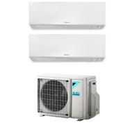 Daikin 2xFTXJ25AW+2MXM50A - Climatizzatore Dual Split, 9000 + 9000 btu, Pompa di calore, Classe energetica A+++/A++