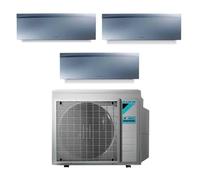 Climatizzatore Daikin Trial Split Inverter Serie Emura Silver III 7+9+18 7000+9000+18000 Btu A+++ WiFi R32 3MXM68A