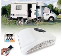 Climatizzatore DC 2 in 1 for camper Condizionatore da tetto for camper con raffreddamento e riscaldamento, climatizzatore elettrico da terra for roulotte for auto, camper, camion, camper, escavatore,