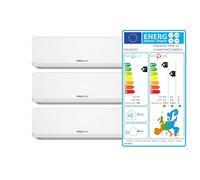 Climatizzatore Digiquest Trial Inverter V5 9k+9k+12kBTU | Wi-Fi | R32 | Classe A++ Raffreddamento/A+ Riscaldamento | I FEEL | Flusso d’aria 3D | TURBO | Notte |SEER 6,2|SCOP 5,1|CLIMA00068