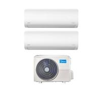 CLIMATIZZATORE DUAL 9+12 MIDEA EXTREME PRO WI FI INCLUSO M2OE-18HFN8 CON UNITA’ ESTERNA 5.71 KW