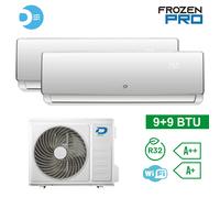 Climatizzatore dual split 9000+9000 Btu R32 Diloc Frozen PRO (U.E. 4.1) -