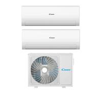 Climatizzatore fisso Candy Pura dualsplit 9000+12000 BTU Bianco