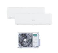Climatizzatore fisso Hisense dualsplit 9000+12000 BTU UNI-AIR
