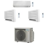 Climatizzatore GARANZIA ITALIA Daikin Console + Perfera All Seasons Wifi Trial Split Inverter 9000 + 9000 + 12000 BTU con U.E. 3MXM52A9 Classe