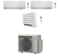 Climatizzatore GARANZIA ITALIA Daikin Perfera All Seasons + Console Pavimento Wifi Trial Split Inverter 7000 + 9000 + 12000 BTU con U.E. 3MXM52A9