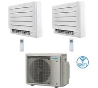 Climatizzatore GARANZIA ITALIA Daikin Serie FVXM-A Console Pavimento Perfera WiFi R32 Dual Split Inverter 9000 + 9000 BTU con U.E. 2MXM50A9 Classe