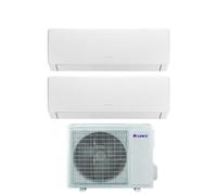CLIMATIZZATORE GREE PULAR DUALSPLIT 9000+12000+GWHD(18)NK6OO INVERTER R-32 WI-FI