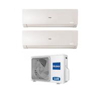 Climatizzatore Haier Dual Split Flexis Plus White 9+15 Con 2U50s2sm1fa Wi-Fi