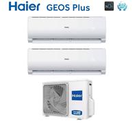 Climatizzatore Haier Dual Split Geos Plus R-32 9+12 BTU Con 2U50FEFFRA Wi-Fi