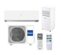 Climatizzatore Haier Revive 3,5KW 12000Btu WIFI con Portatile Diloc 9000 BTU