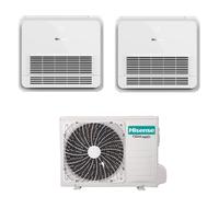 Condizionatore Climatizzatore Hisense Hi-Comfort R 32 Dual Split 7000+12000 Btu + 2AMW52U4RXC Wi-Fi Integrato