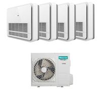 Climatizzatore Hisense Console serie Turbo Quadri Split 9+9+9+12 Btu 4AMW81