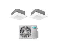 Climatizzatore Hisense dual split inverter a cassetta 12000+18000 non specificato - Nouvo