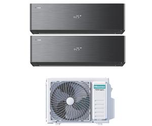 Climatizzatore Hisense Energy Pro X Black Dual Split 9000+9000 btu Wi-Fi 2AMW35