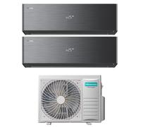 Condizionatore Climatizzatore Hisense Dual Split Inverter Energy Pro Plus R-32 9000+12000 BTU Con 2AMW42U4RGC Wi-Fi Integrato