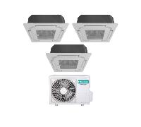 Climatizzatore Hisense trial split inverter cassette 9000+12000+12000 colore non specificato - Nouvo