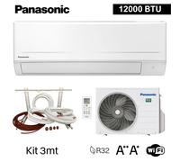 Climatizzatore inverter mono split 12000 BTU Panasonic BZ WiFi R32 + 3mt kit