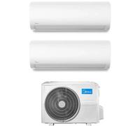 Climatizzatore Midea Xtreme Pro Wifi Dual Split 9000+9000 Btu M2OH-14HFN8-Q R-32 Inverter A++
