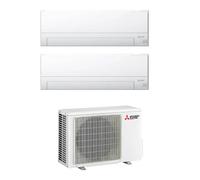 Climatizzatore Mitsubishi BT dual split 7000+7000 btu con inverter in R32 WI-FI incluso in A+++ MXZ-2F42VF