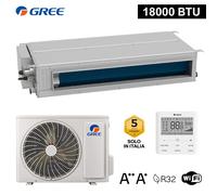 Climatizzatore mono canalizzato Gree R32 18000 Btu comando incluso U-MATC