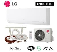 Climatizzatore mono split LG LIBERO 12000 btu 3.5 kw kit installazione