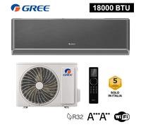 Climatizzatore mono split R32 AIRY BLACK WiFi Gree 18000 Btu lampada UV