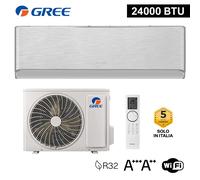 Climatizzatore mono split R32 AIRY SILVER WiFi Gree 24000 Btu lampada U