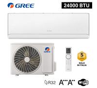 Climatizzatore mono split R32 AIRY WHITE WiFi Gree 24000 Btu lampada UV