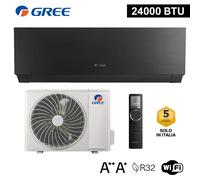 Climatizzatore mono split R32 CLIVIA Black WiFi Gree 24000 Btu lampada UV