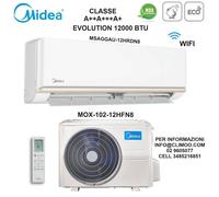 CLIMATIZZATORE MONOSPLIT 9000 BTU MIDEA EVOLUTION WIFI A++A+++A+ GAS R32 EVOLT [EEK: A++]