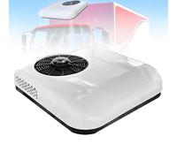Climatizzatore per Camper 12V/24V, Climatizzatore Elettrico Da Tetto per Camion/Auto, Leggero e Portatile, Solo Raffreddamento,24V-White