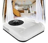 Climatizzatore per Camper con Telecomando 12V/24V | Unità Portatile Silenziosa per Freddo e Caldo | Adatto per Roulotte, Van | Alta Efficienza(12V)