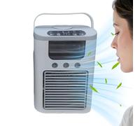 Climatizzatore Personale per Camera da Letto - Ventilatore Rinfrescante Con - Macchina Silenziosa Con Batteria Ricaricabile Per Caldo Dormitorio Appartamento Terrazzo E Comodino