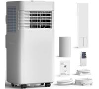 Climatizzatore Portatile 9000 BTU, 3-in-1 Condizionatore Portatile - Raffreddamento, Deumidificazione e Ventilatore, con Guarnizione Finestra | R290 Eco Refrigerante | 2600W | copertura fino a 25m²