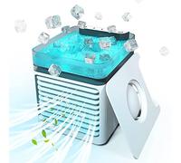 Climatizzatore Portatile Auto - 7 Luci A Led A Colori Climatizzatore USB - Basso Consumo Energetico Condizionatore Freddo - per La Camera Da Letto Dell'Ufficio Da Viaggio A Casa