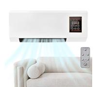Climatizzatore Portatile Ventilatore,Condizionatore a Parete Mobile | Apparecchio con Telecomando Senza Tubi Riscaldamento e Ventilazione per Piccoli Spazi e Camera da Letto