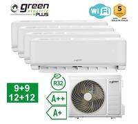 Climatizzatore quadri 9+9+12+12 Btu WiFi R32 A++/A+ Green Electric PLUS