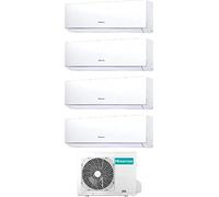 Condizionatore Climatizzatore Hisense Trial Split Inverter a Cassetta 12000+12000+18000 Con 4AMW105U4RAA