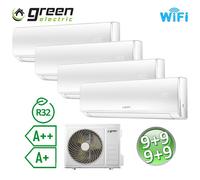 Climatizzatore quadri split 9000+9000+9000+9000 Btu R32 A++/A+ Green Electric EV