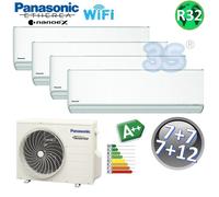 Climatizzatore quadri split ETHEREA R32 Panasonic 7+7+7+12 btu WIFI NanoeX