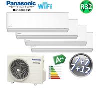 Climatizzatore quadri split ETHEREA R32 Panasonic 7+7+7+12 btu WIFI NanoeX