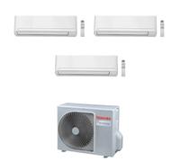 Climatizzatore Toshiba Seiya Smart Wifi trial split 10000+13000+13000 10+13+13 Btu RAS-3M26G3AVG-E inverter R32