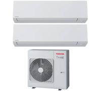 Climatizzatore Toshiba Shorai Edge White split 10000+10000 10+10 Btu RAS-2M14G3AVG-E inverter R32 Wifi