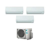Climatizzatore Trial Split 9000 + 9000 + 9000 Btu Pompa di Calore, Inverter A++/A+ Gas R32-3xATXF25A + 3AMXF52A9