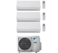 Climatizzatore trial split Daikin Sensira Wifi 7000+7000+9000 btu 3MXF52A