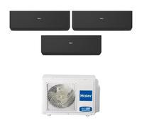 Climatizzatore trial split Haier Expert Black Wifi 9000+9000+24000 Btu inverter R32 4U75S2SR5FA